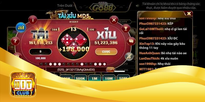 Giới thiệu tài xỉu MD5 Hitclub 